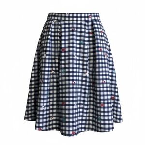 Yumi Travel-Themed Full Skirt Size 10